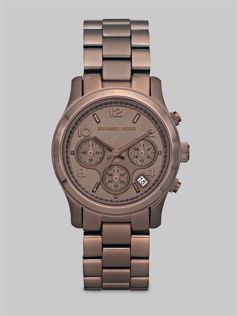 michael kors mens chocolate watches|Michael Kors men's smart watch.